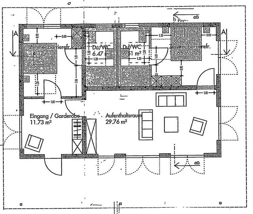 Chalet Bischofsmühle Grundriss